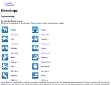 Tablet Screenshot of horoskop.az-online.de